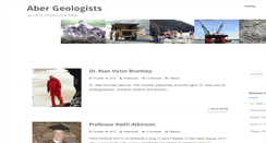 Desktop Screenshot of abergeologists.net