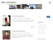Tablet Screenshot of abergeologists.net